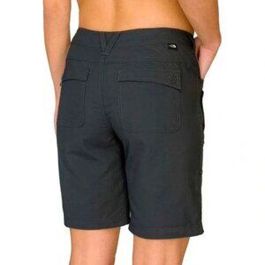 THE NORTH FACE Women's Horizon II Roll-Up Shorts Outdoor Hiking Black Size 8